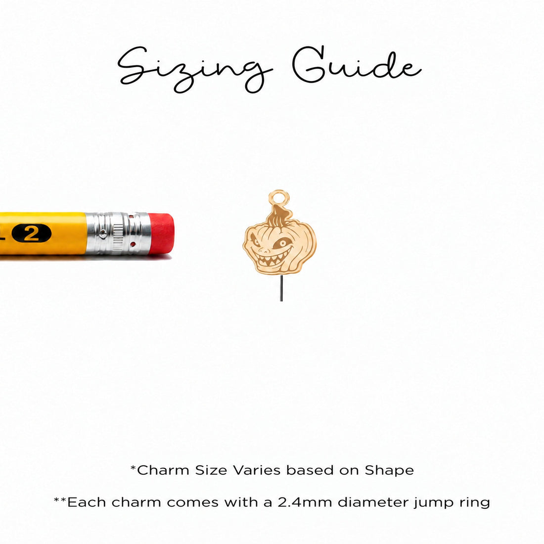 Jack O Lantern Charm Necklace
