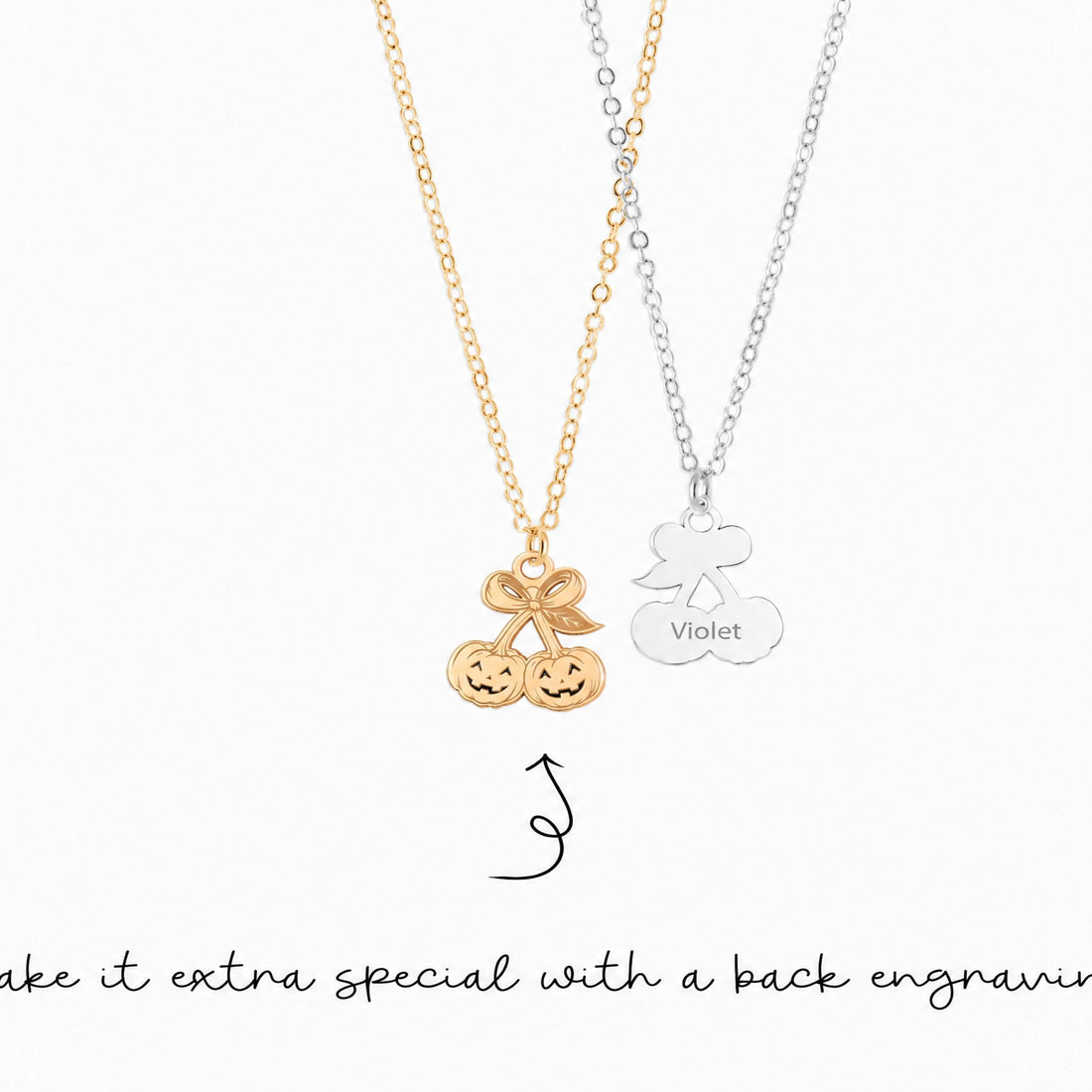 Jack O Lanterns Charm Necklace