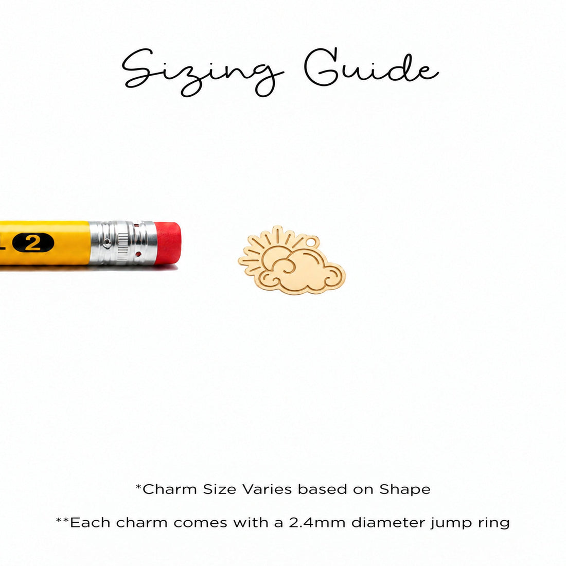 Sun Cloud Charm Necklace