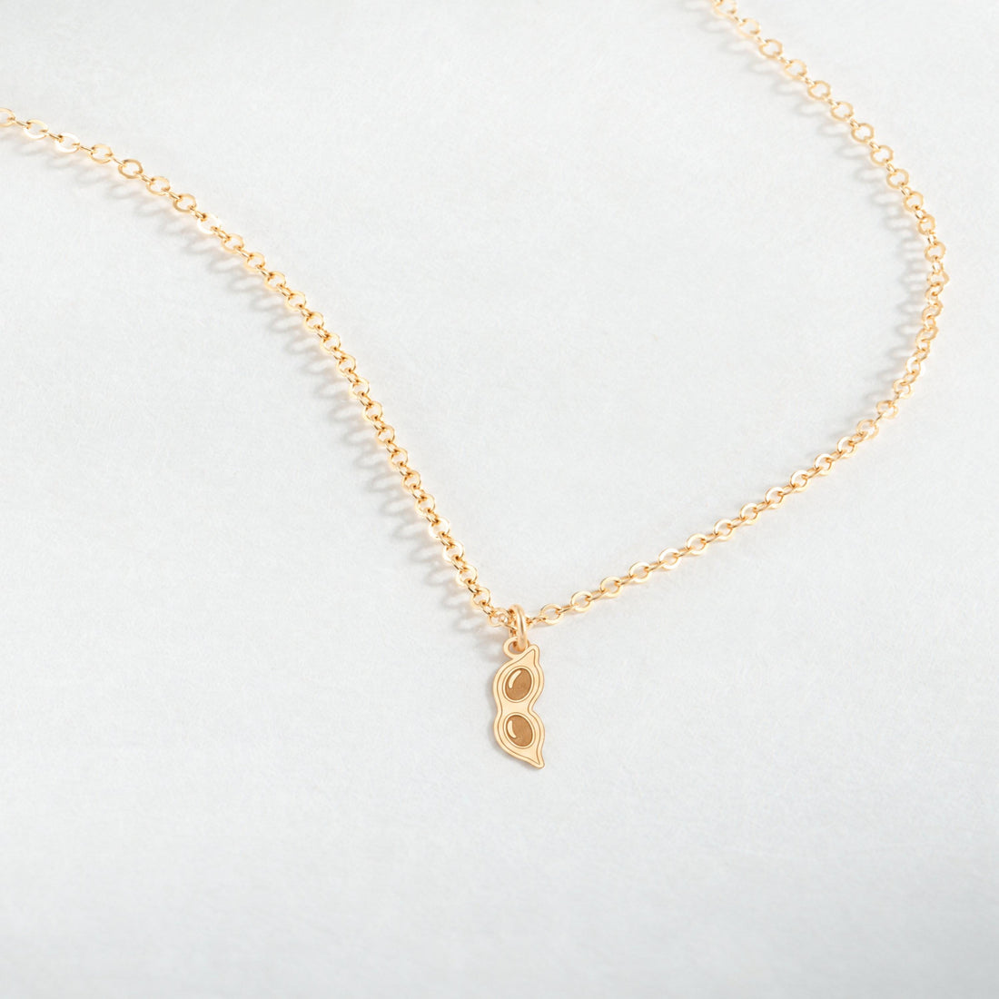 Two Peas in a Pod Charm Necklace