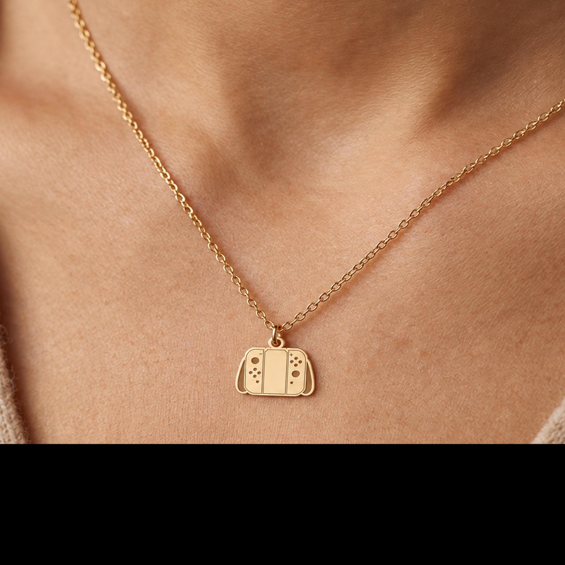 Game Controller Charm Necklace