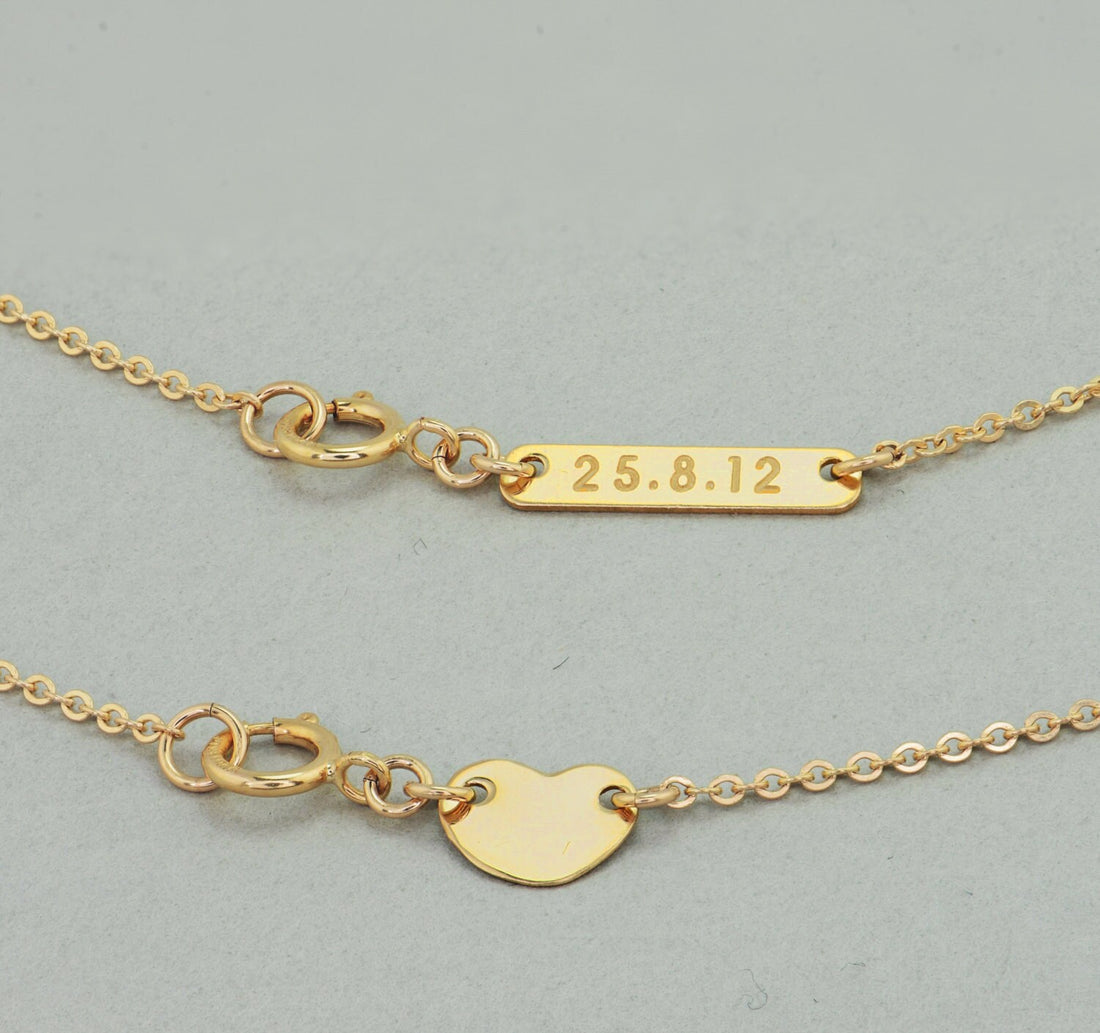 Link Add on Customize Engraved Bar Necklace