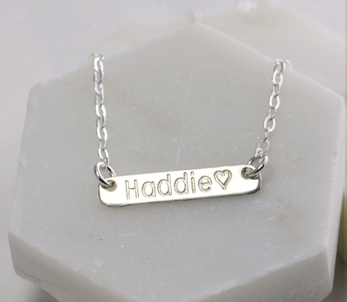 Bar Pendant Necklace