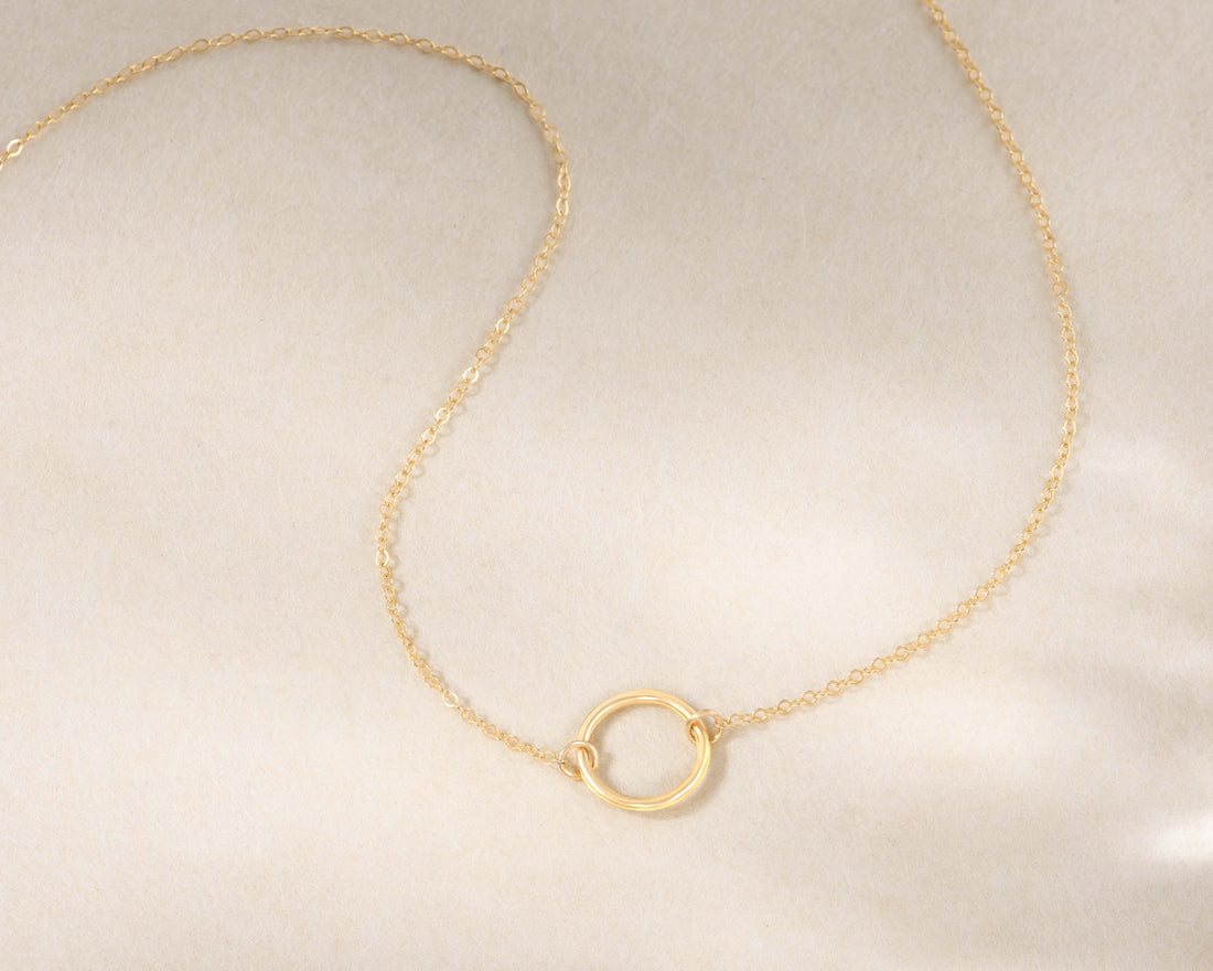 Circle Pendant Necklace
