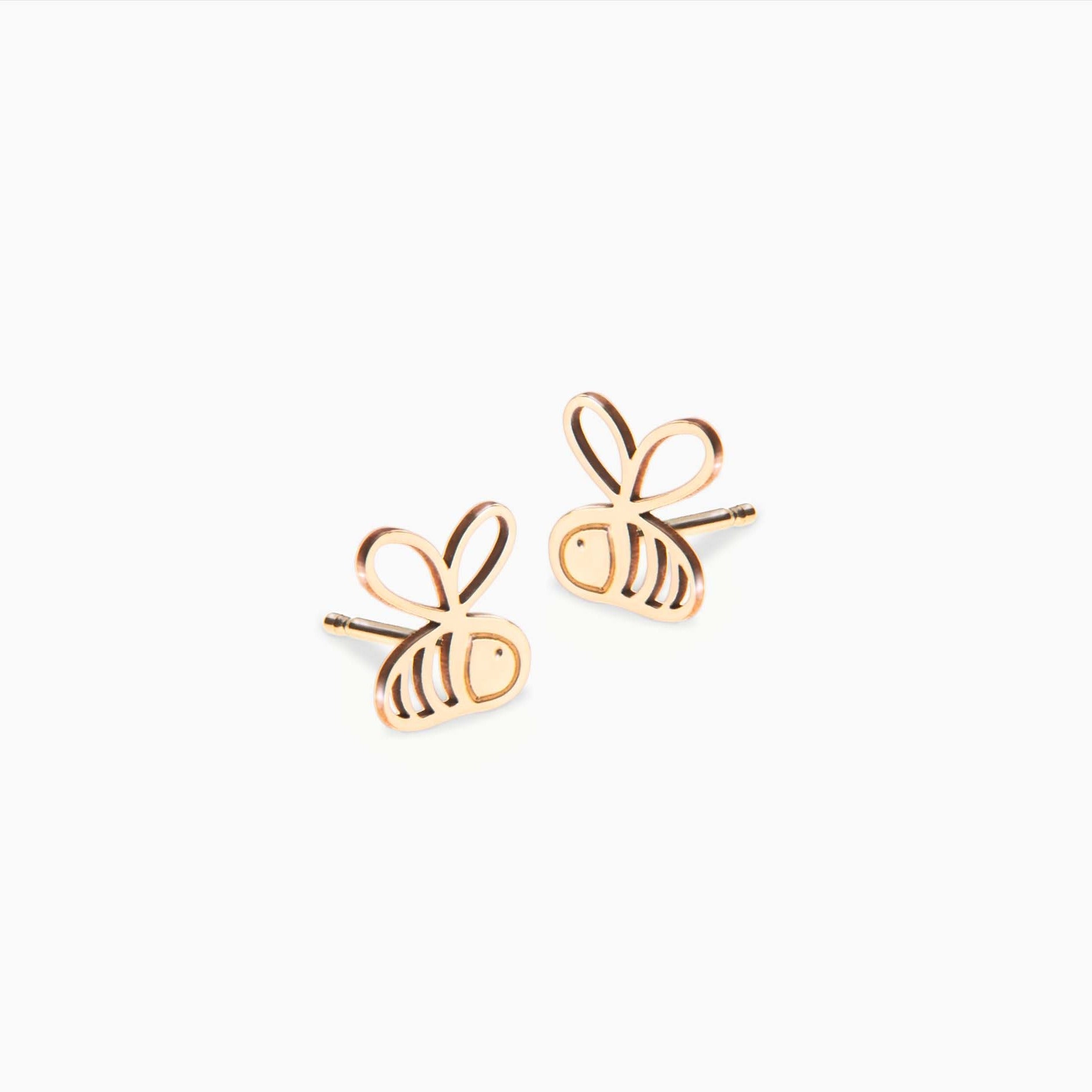 Bumble Bee Stud Earrings