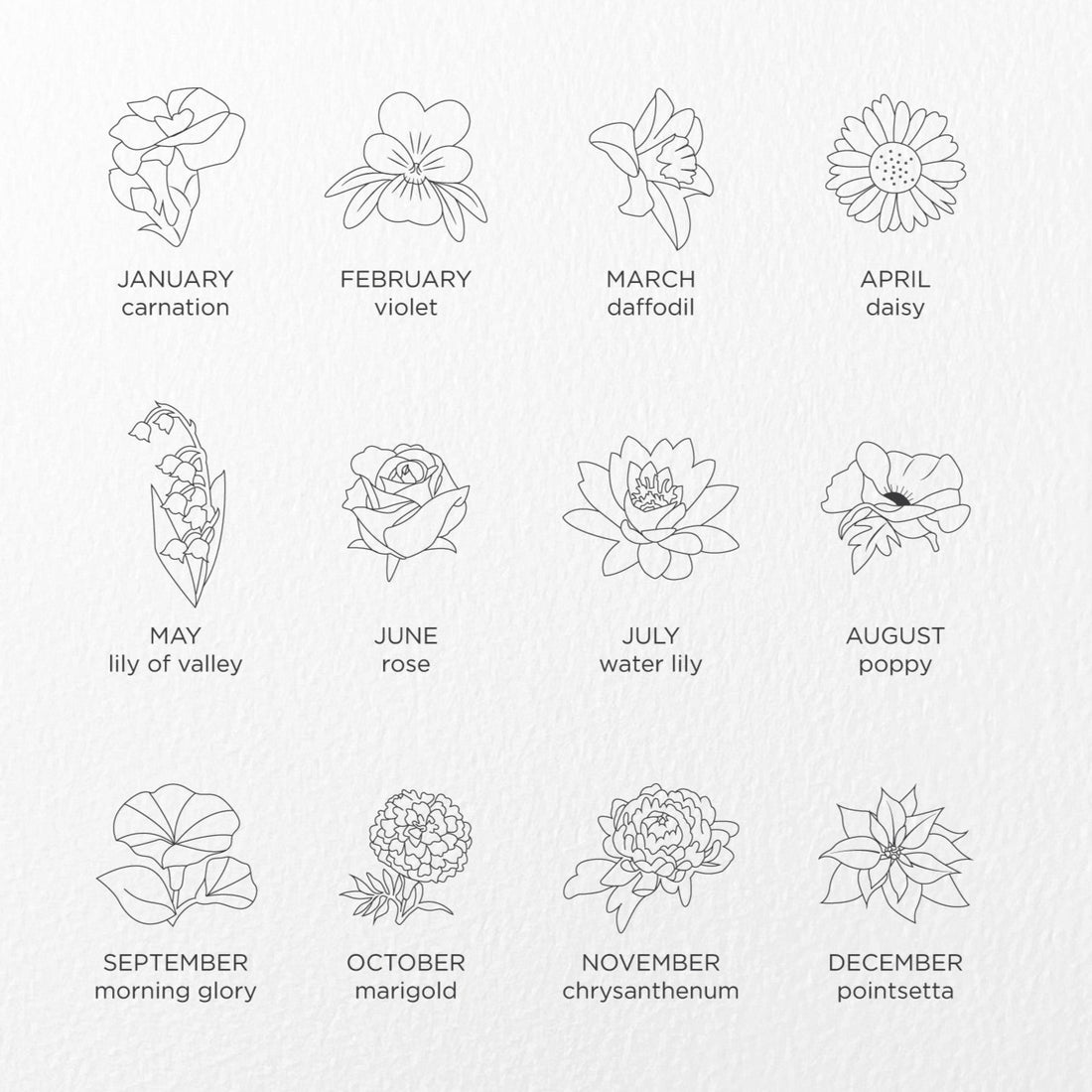Daffodil Birth Flower Ring