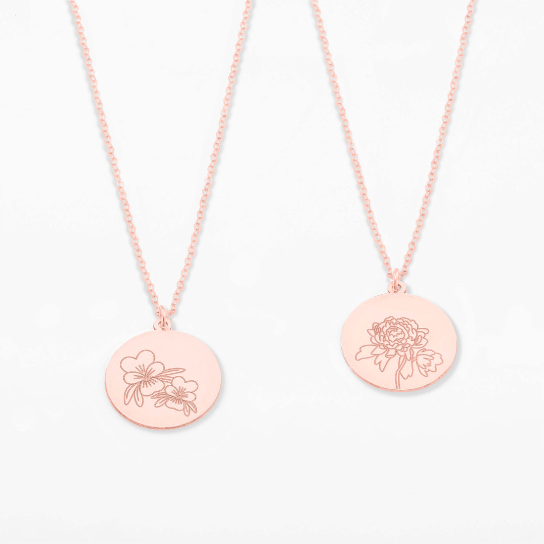 Birth Flower Necklace
