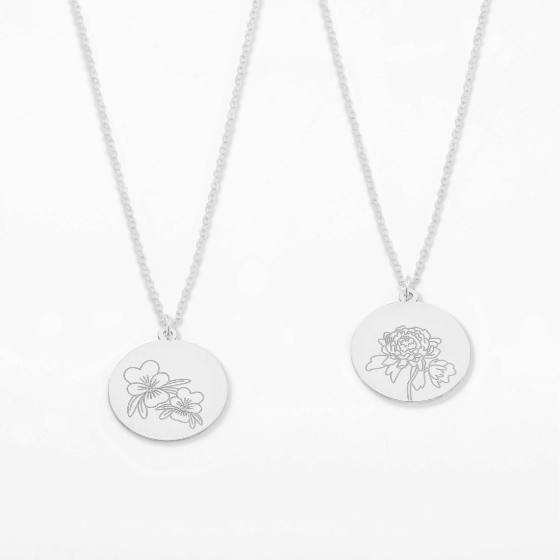 Birth Flower Necklace