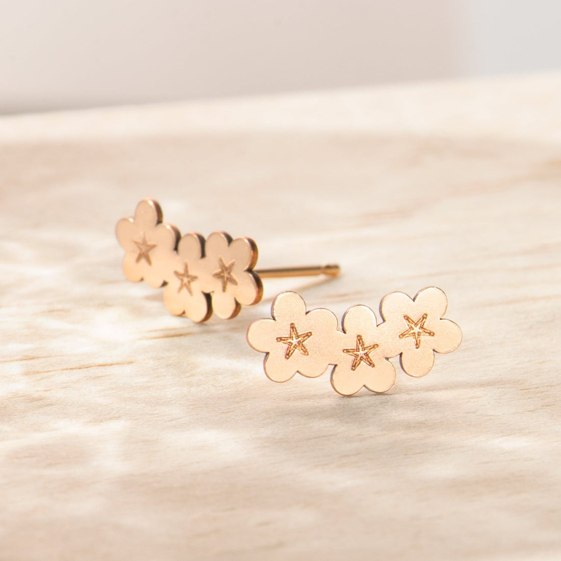 Cherry Blossom Stud Earrings