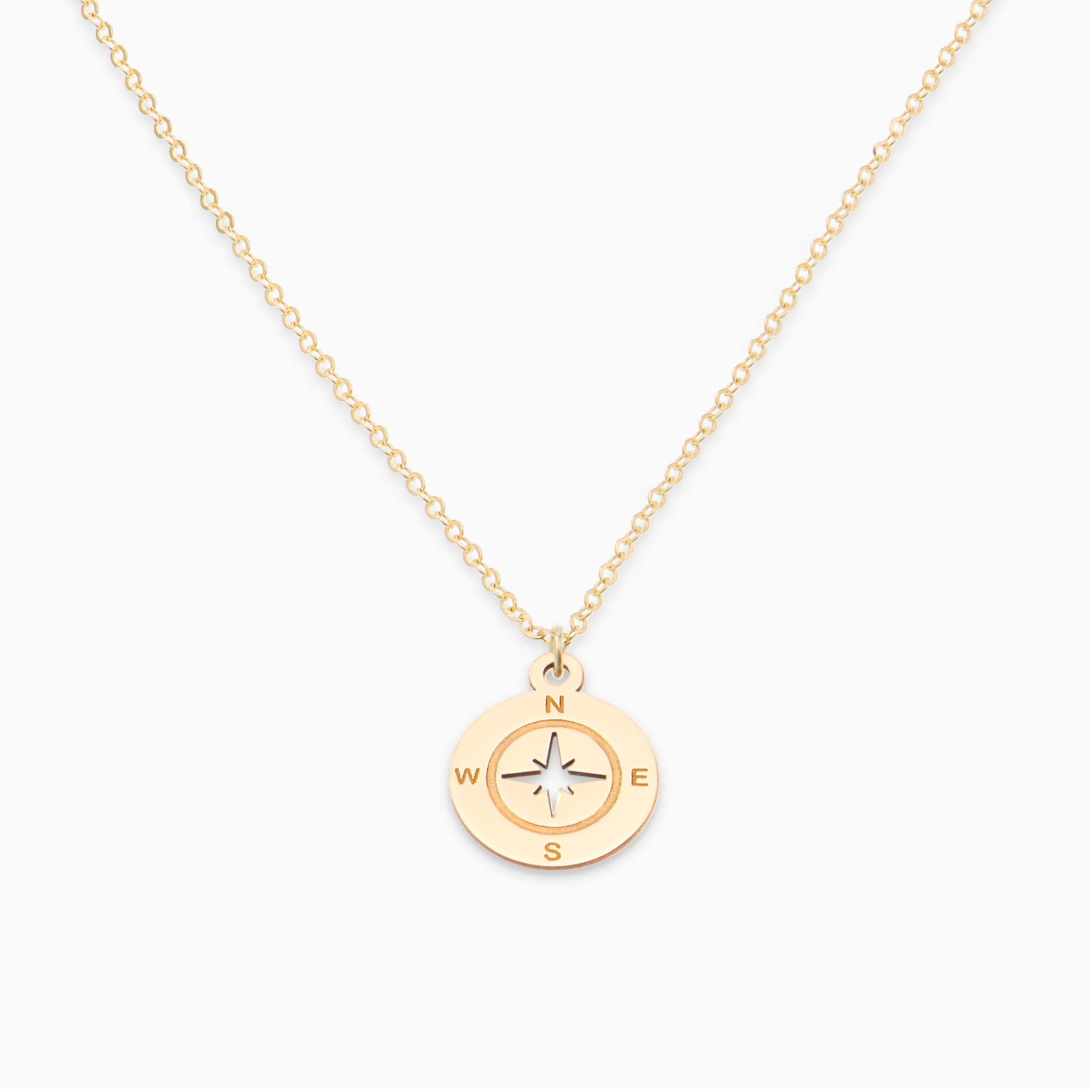 Compass Pendant Necklace