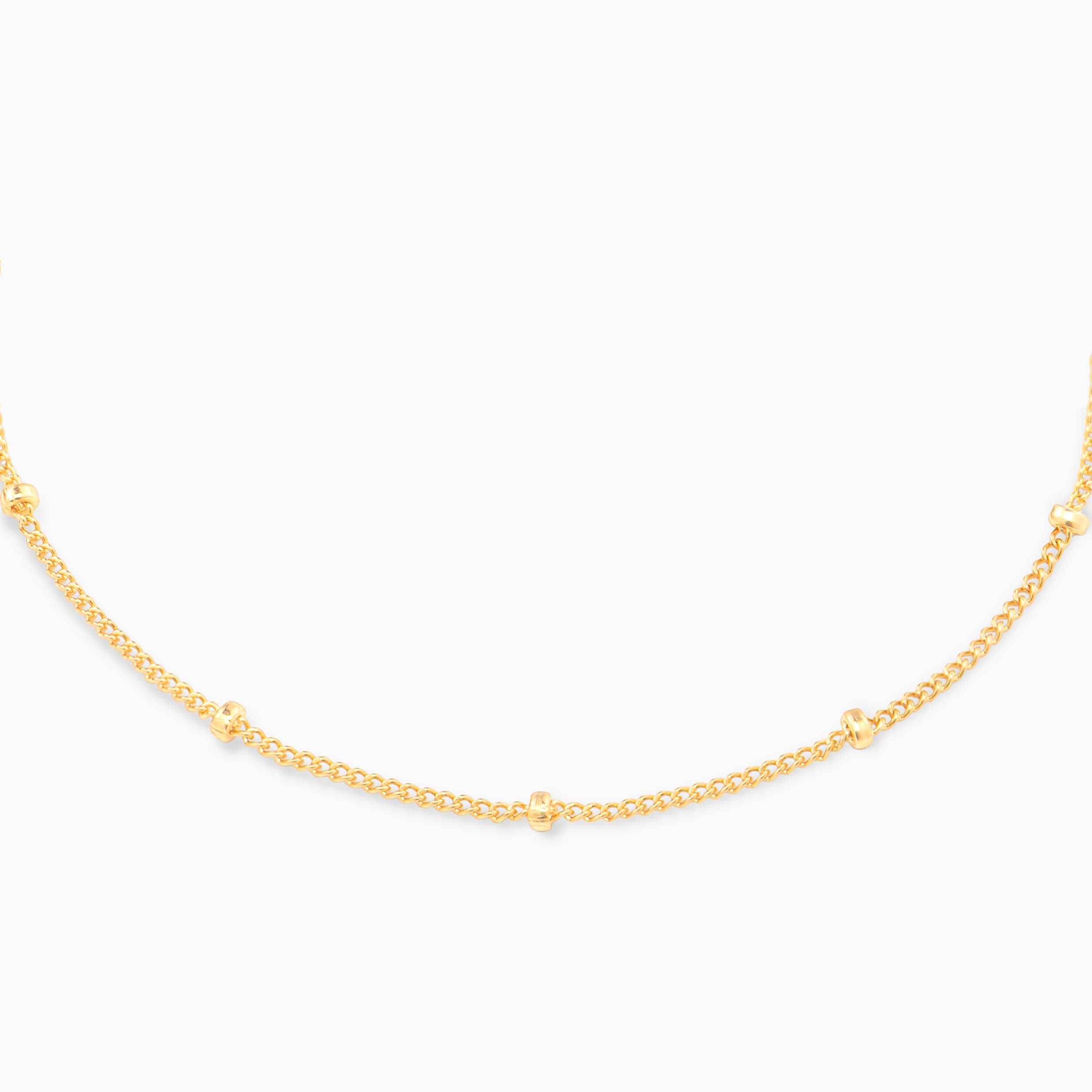 Dainty Satellite Bead Chain Necklace