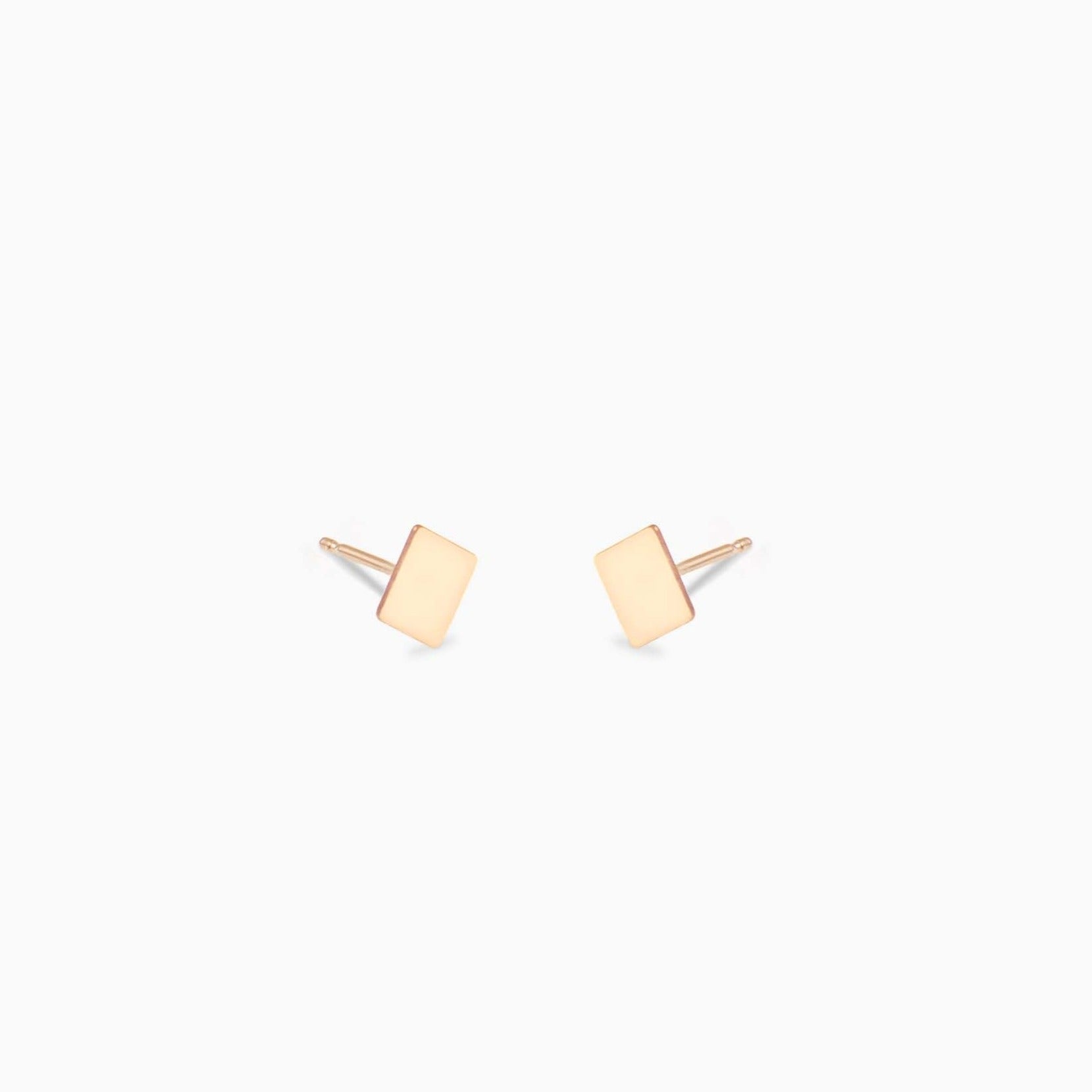 Gold Diamond Earrings