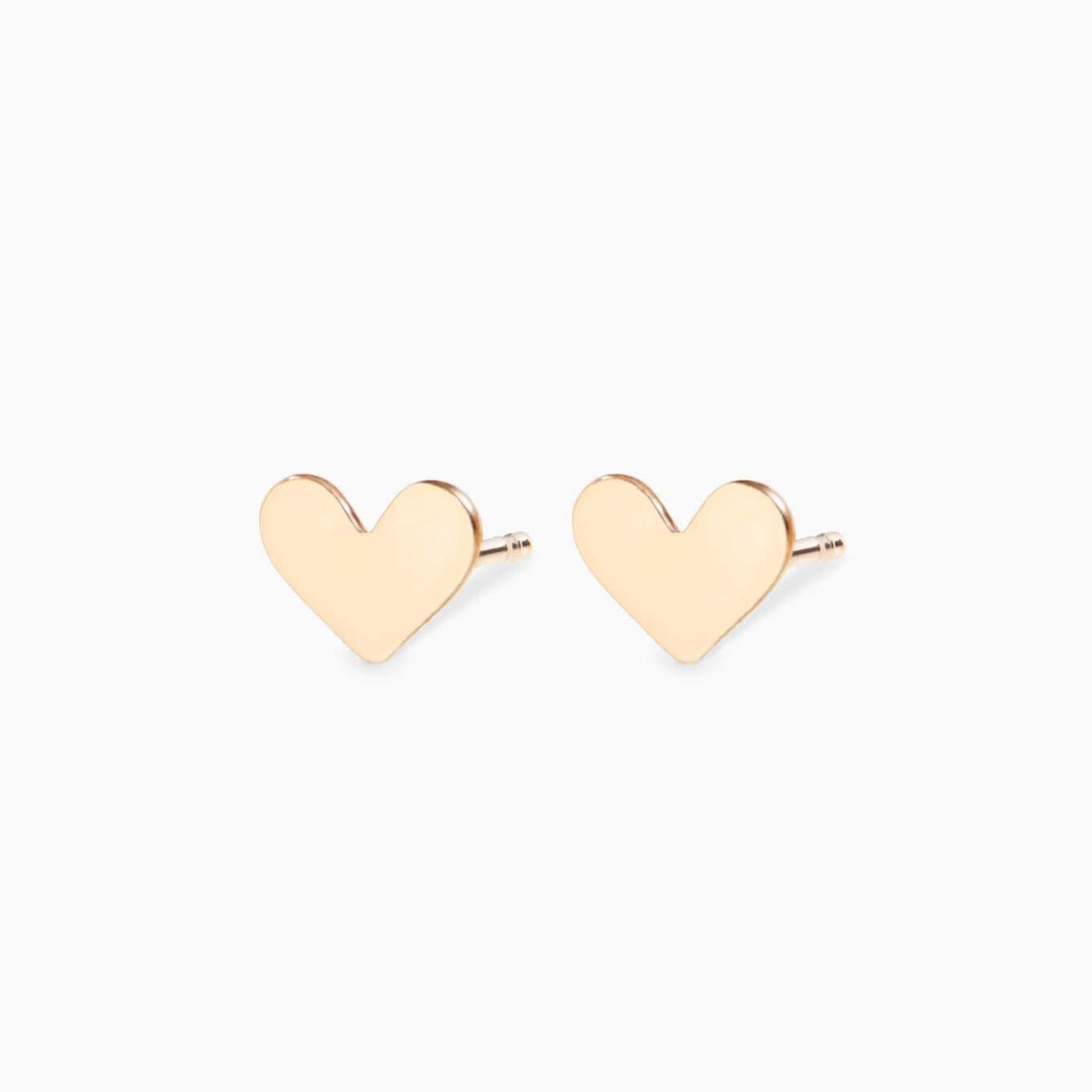 Dainty Gold Heart Earring
