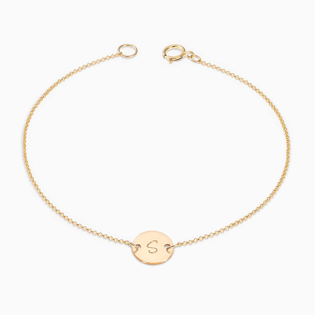 S Disc Bracelet