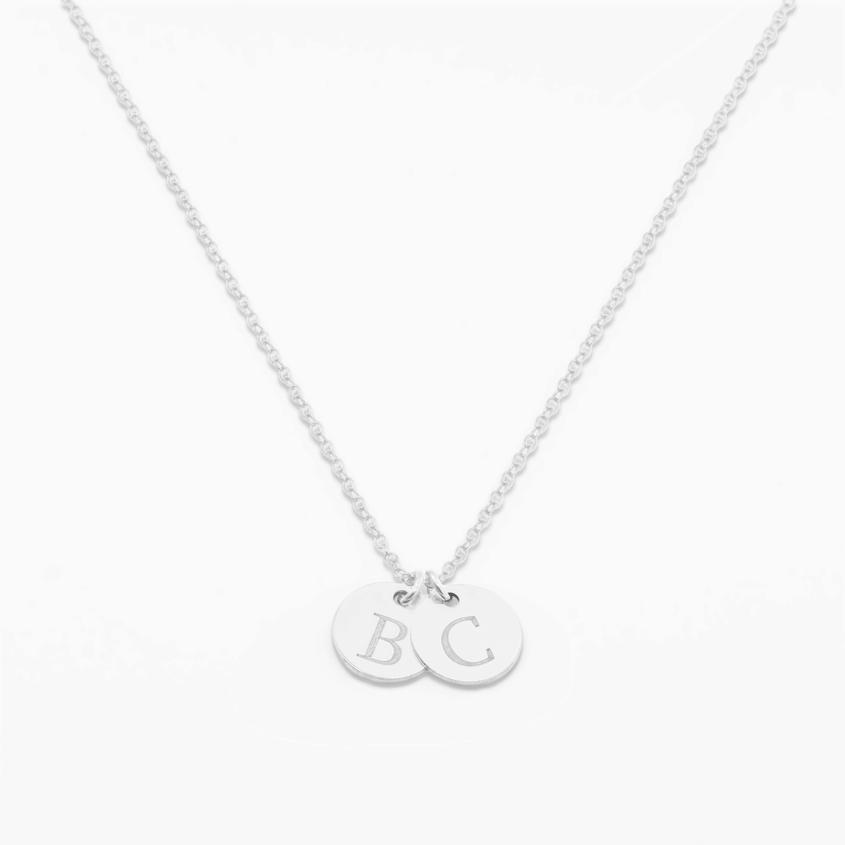 Initial Disc Necklace