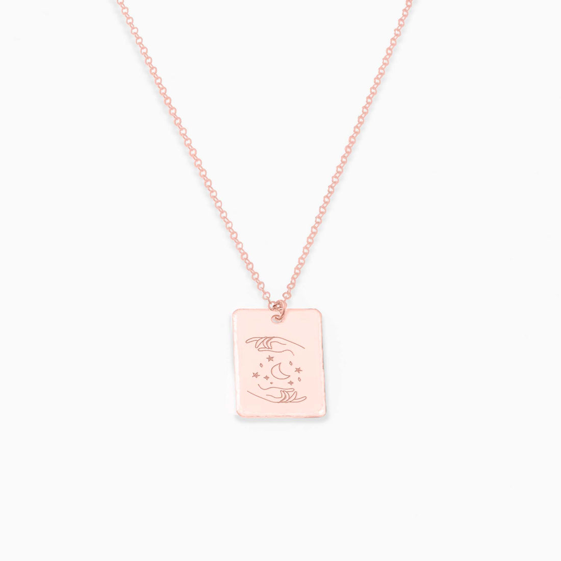 Celestial Moon Pendant Necklace