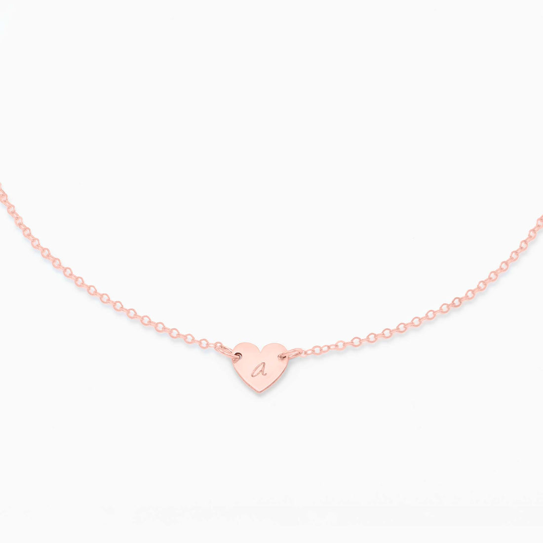 Heart Initial Necklace