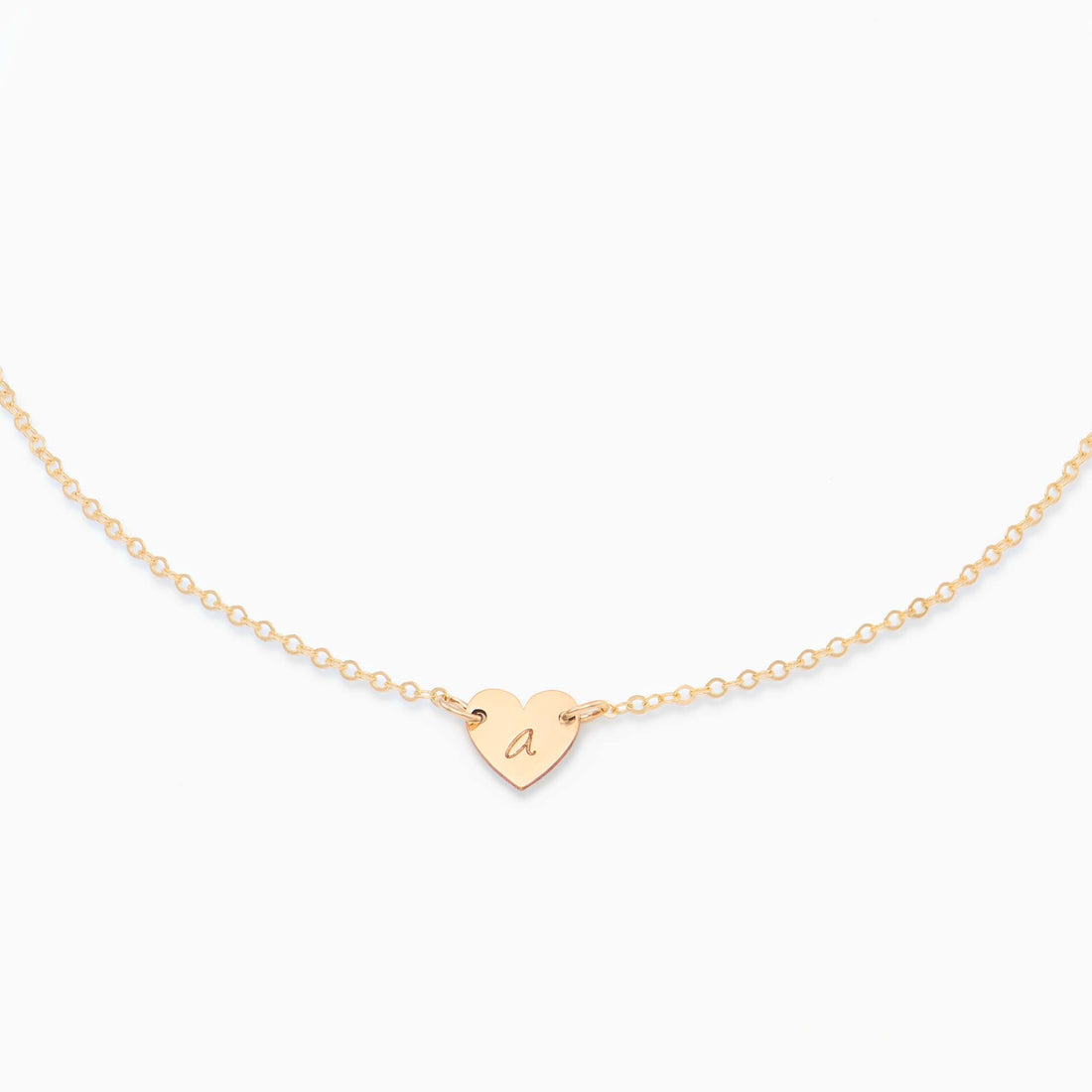 Heart Initial Necklace