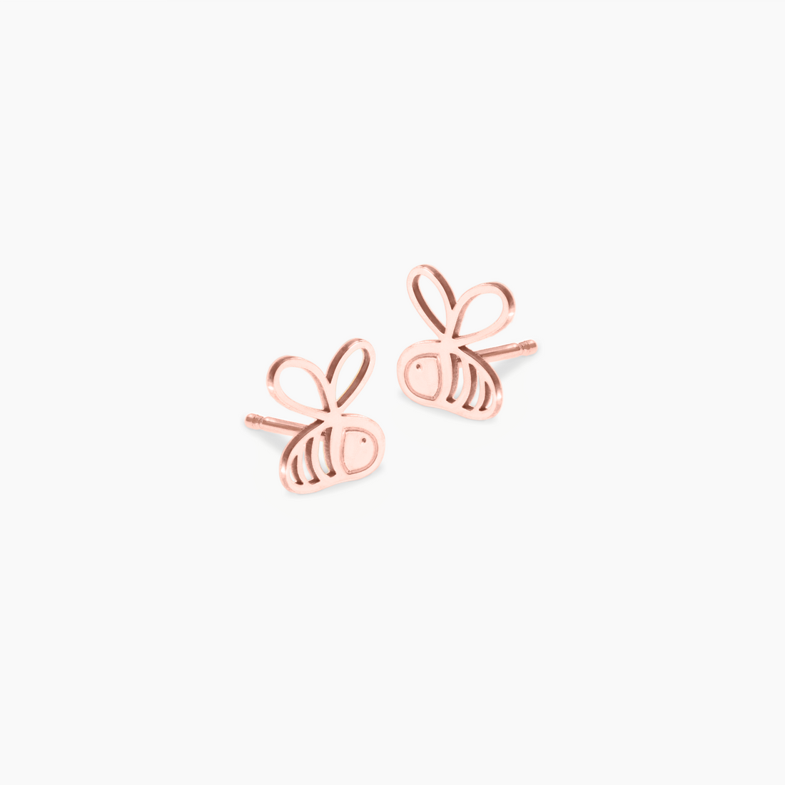 Bumble Bee Cutout Stud Earrings