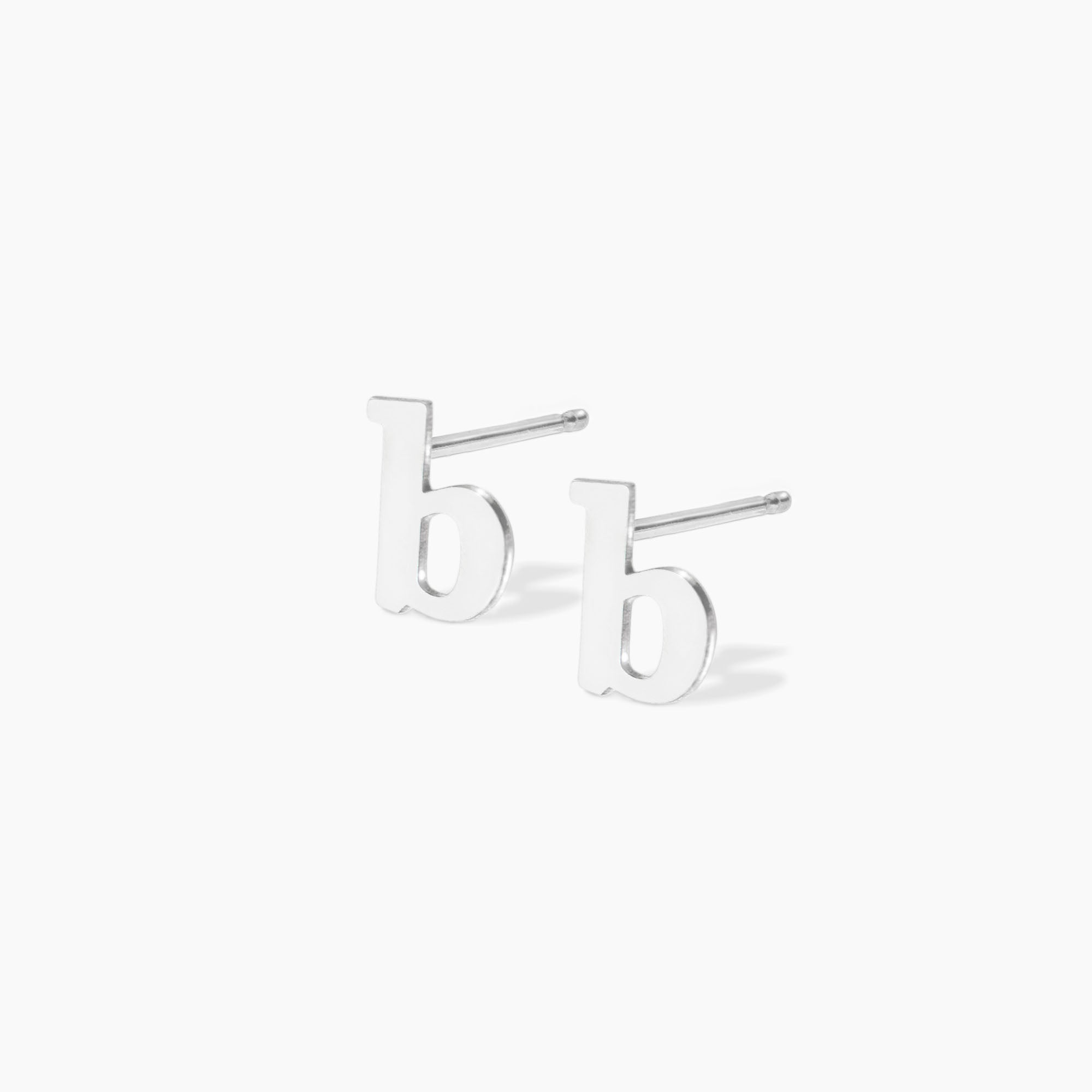 Small Letter Stud Earrings