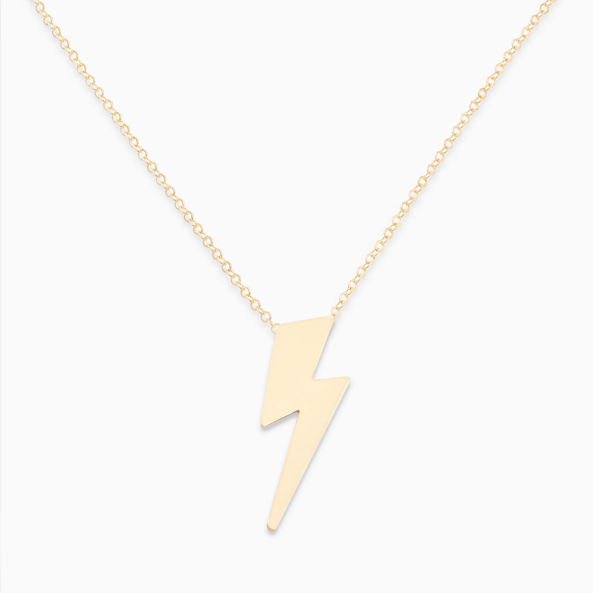 Large Lightning Bolt Necklace
