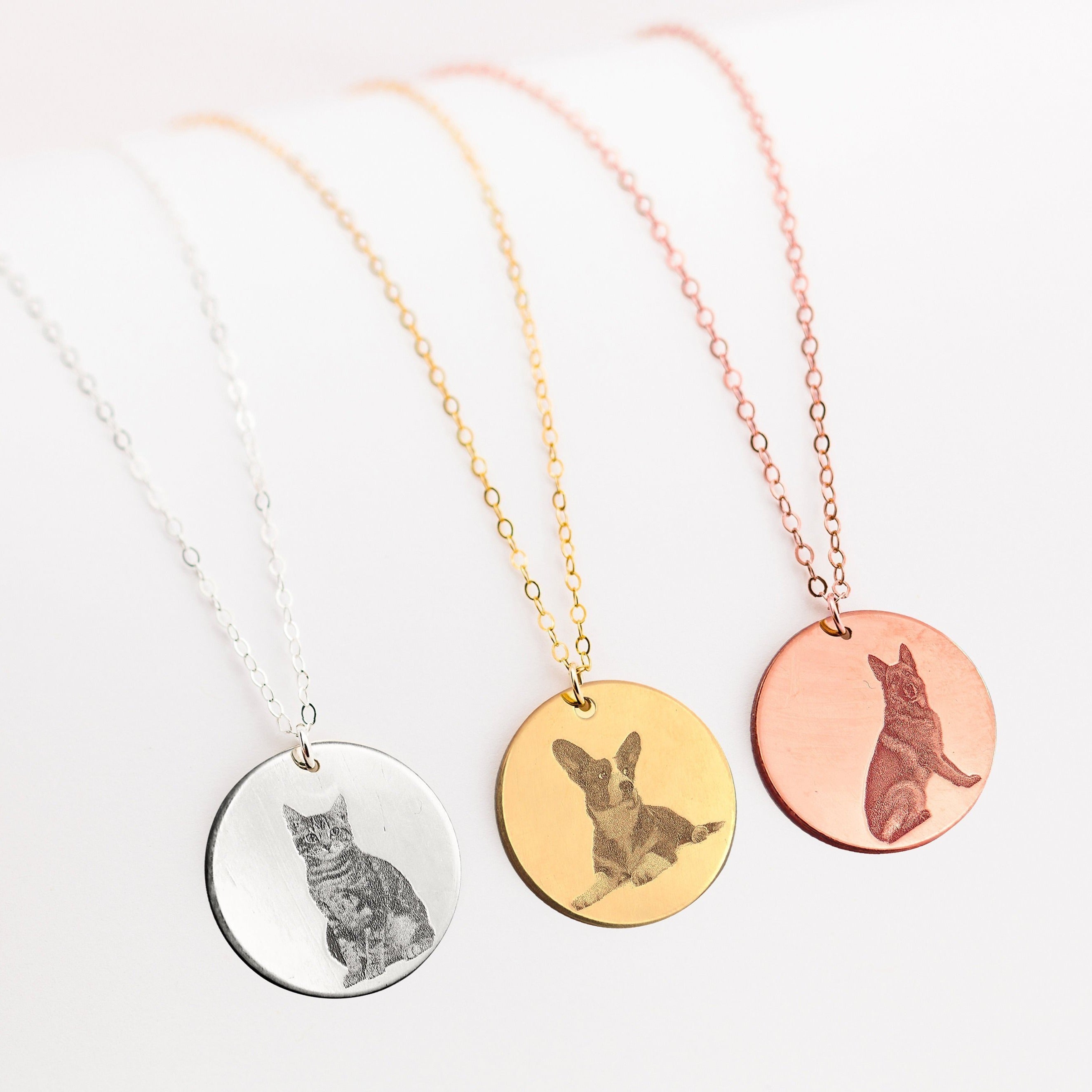 Pet Photo Pendant Necklace