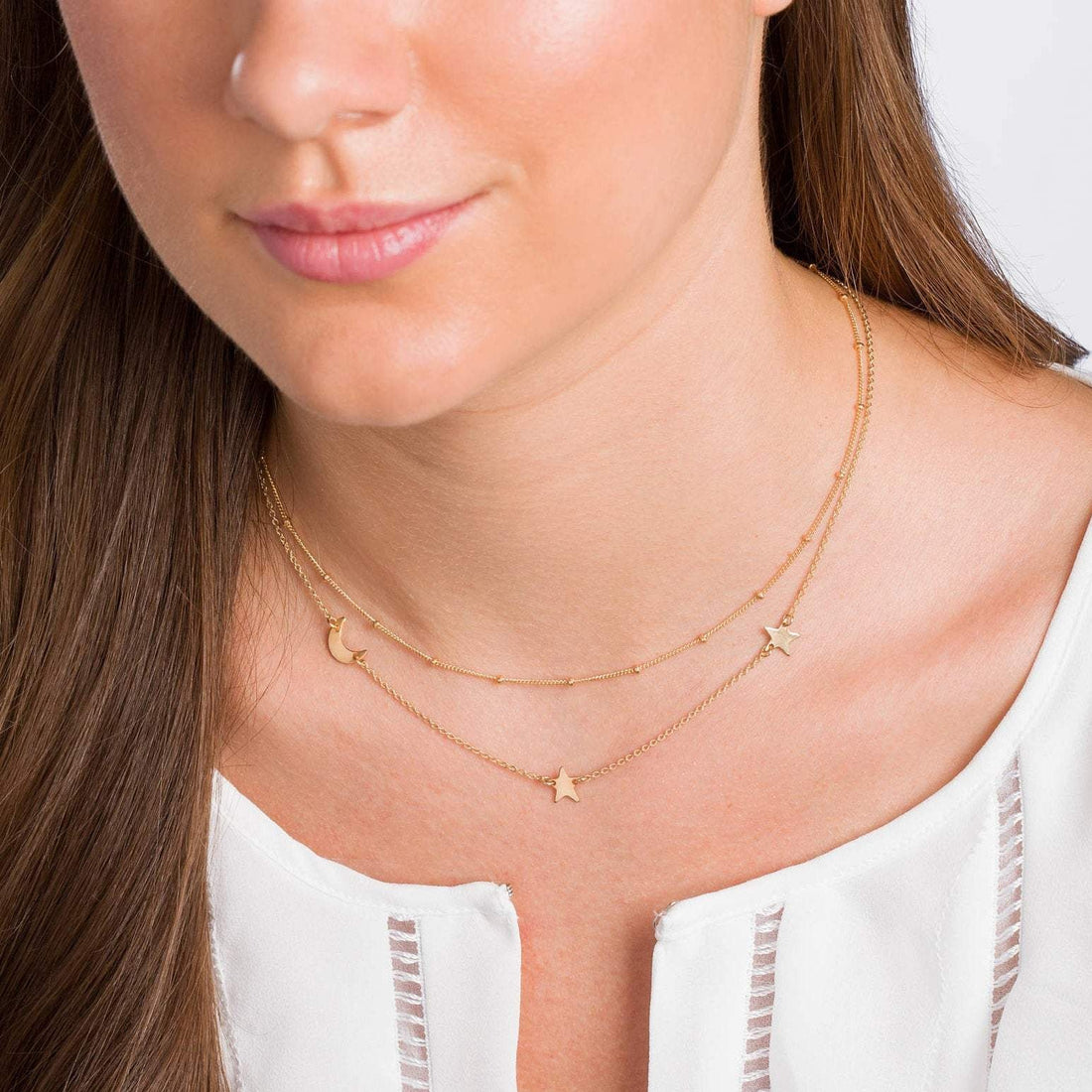 Satellite Chain Beady Necklace