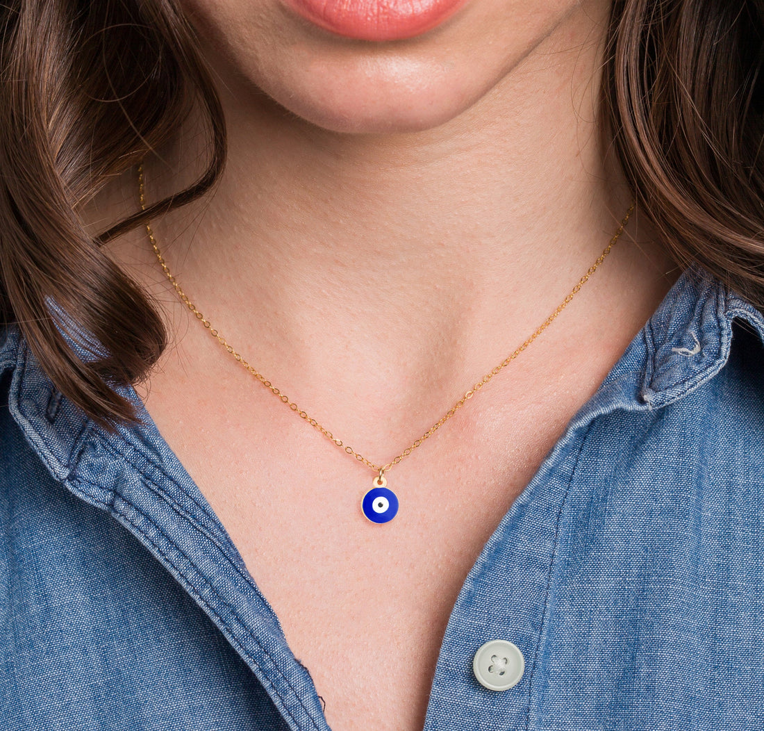 Blue Evil Eye Necklace