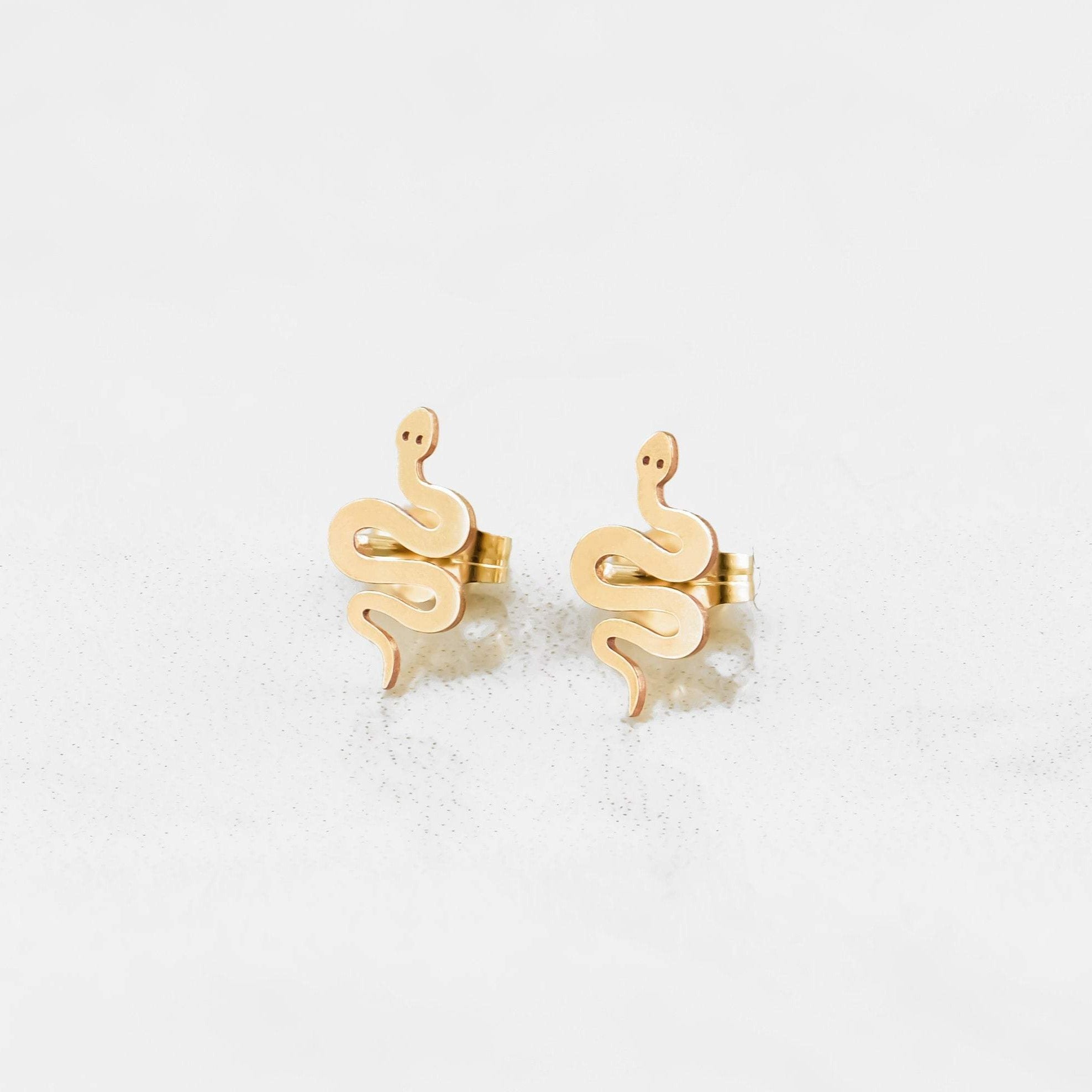 Snake Stud Earrings