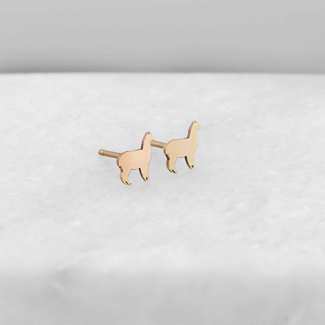 Llama Stud Earrings