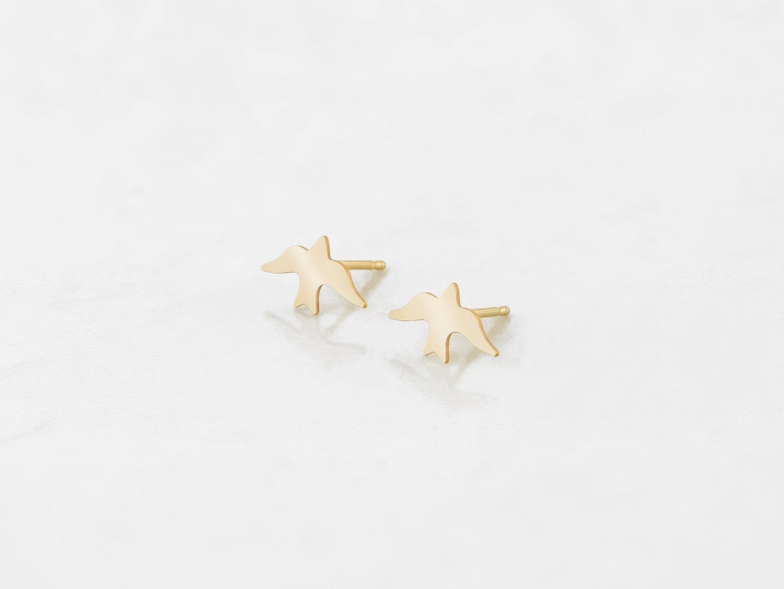 Dove Stud Earrings