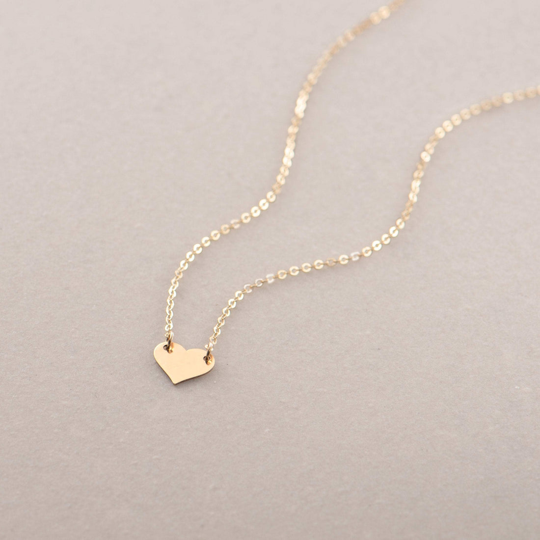 Heart Initial Necklace