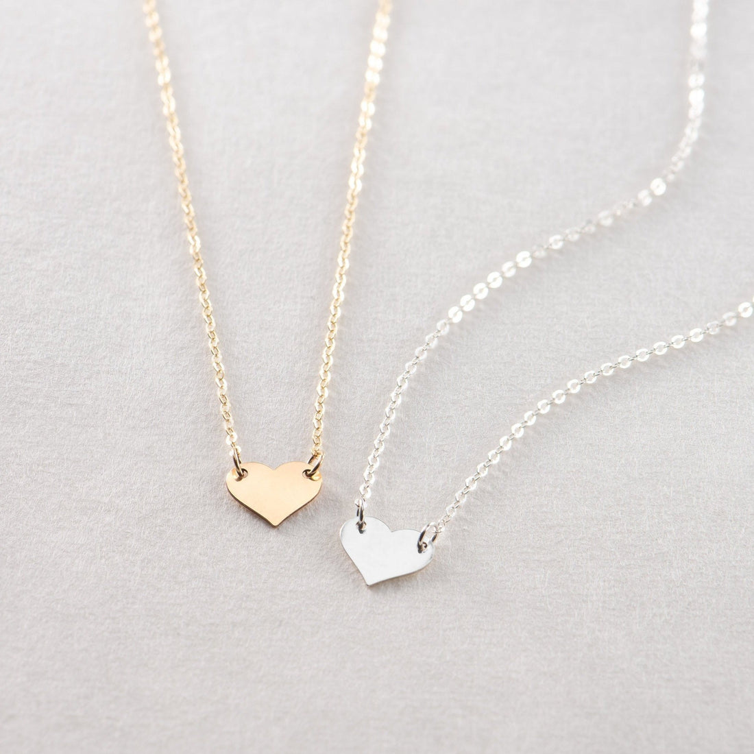 Heart Initial Necklace