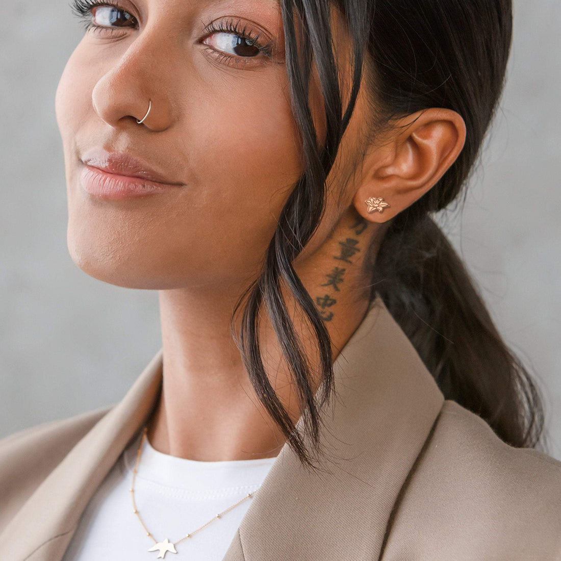 Birth Flower Earring