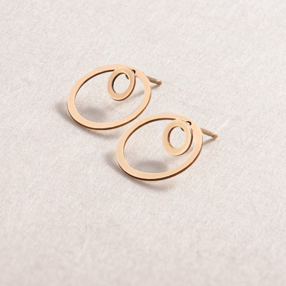 Circle Jacket Earrings