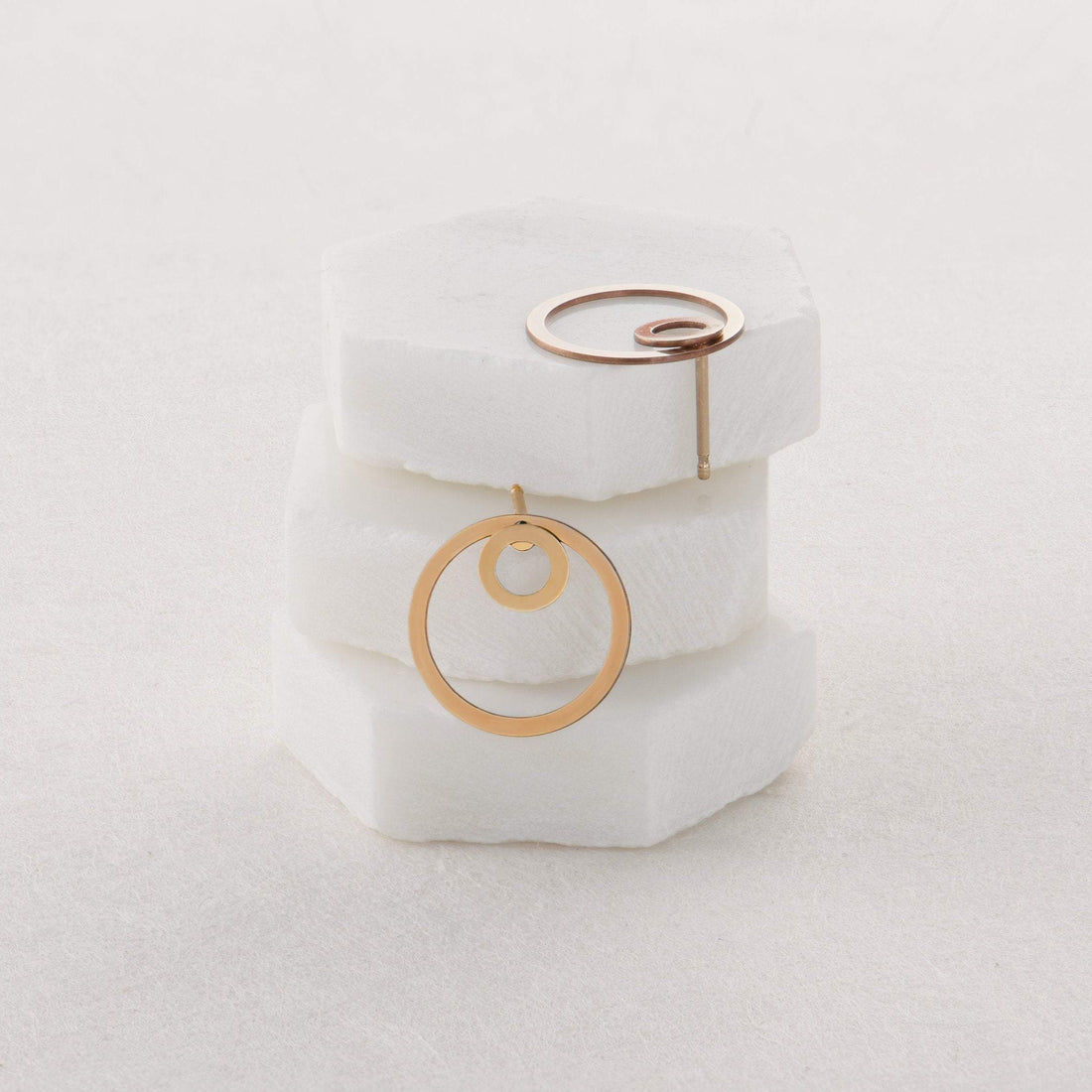 Circle Jacket Earrings