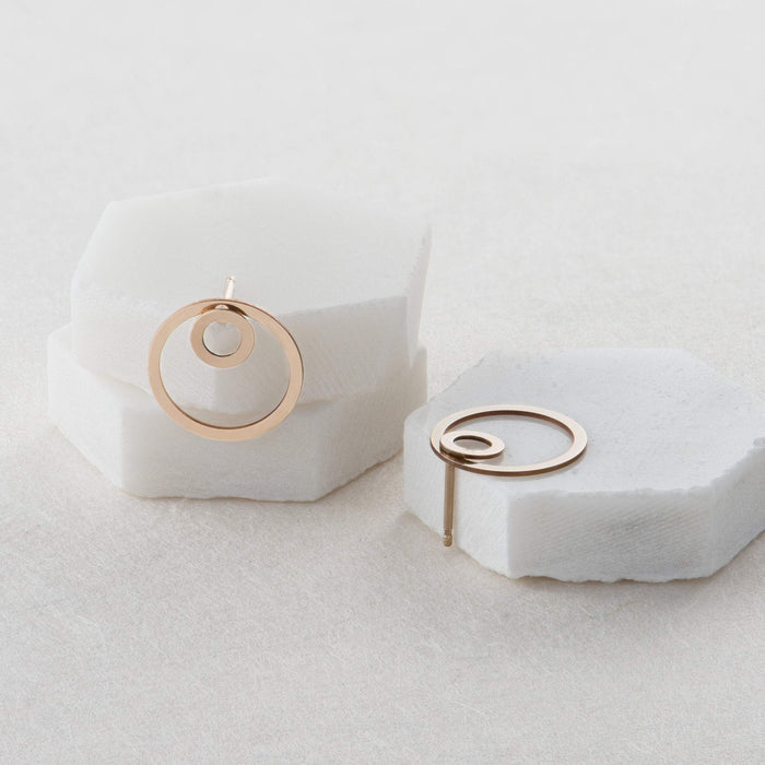 Circle Jacket Earrings