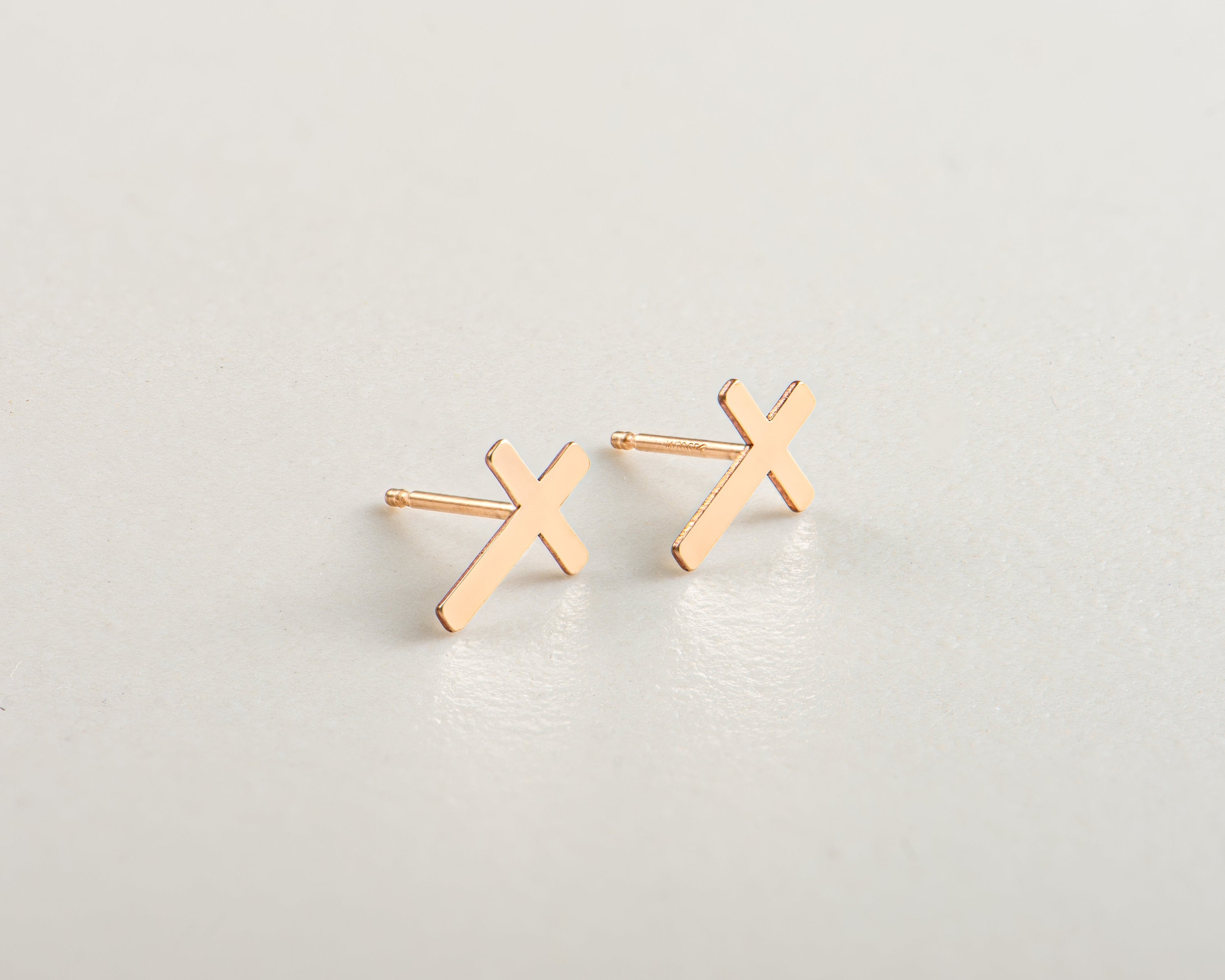 Cross Stud Earrings