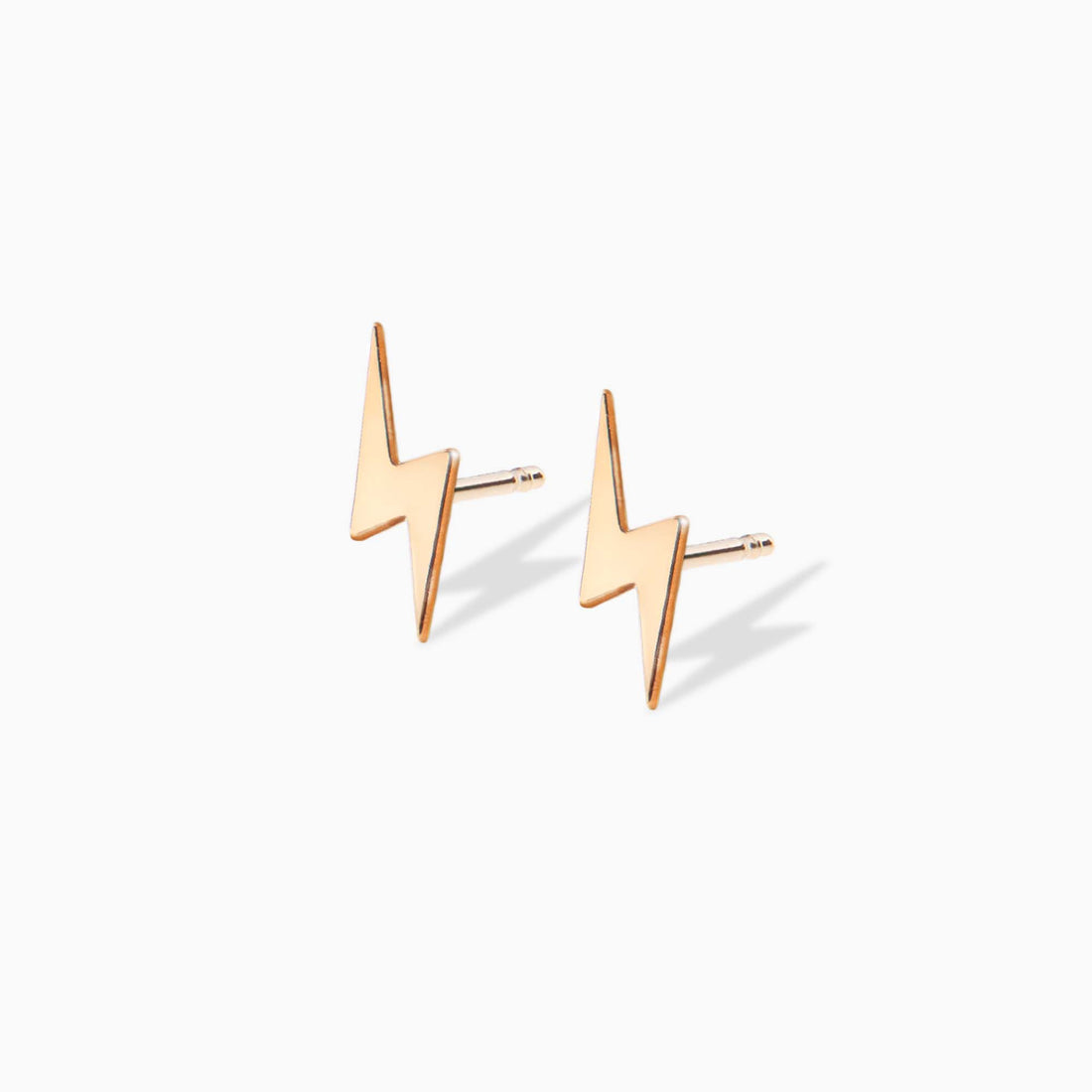 Lightning Bolt Stud Earrings