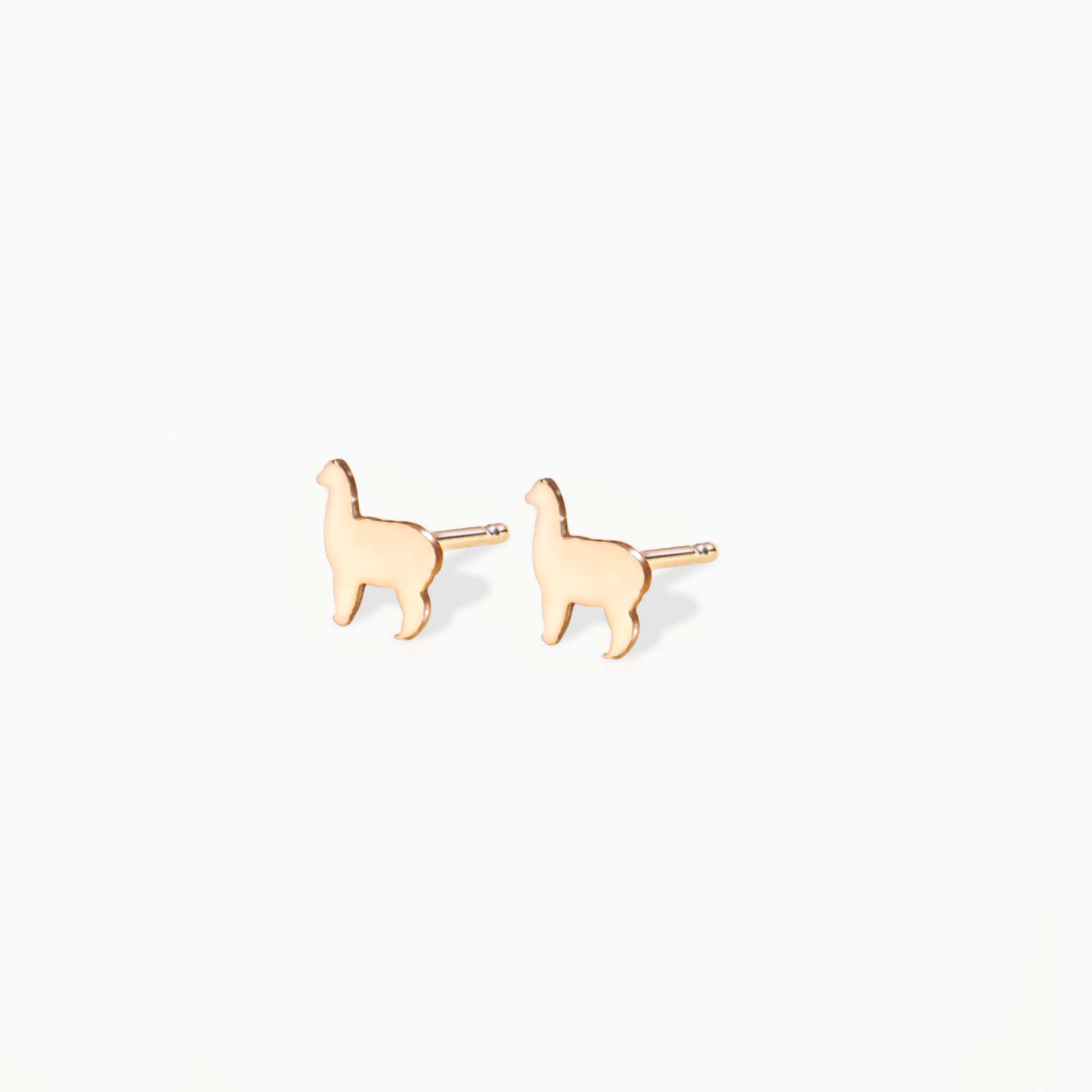 Llama Stud Earrings