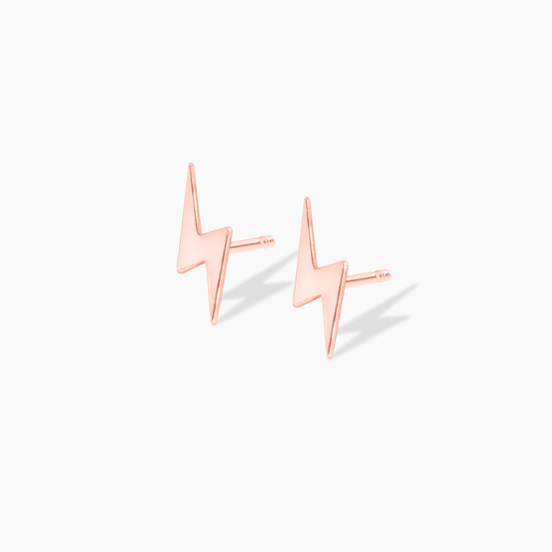 Lightning Bolt Stud Earrings