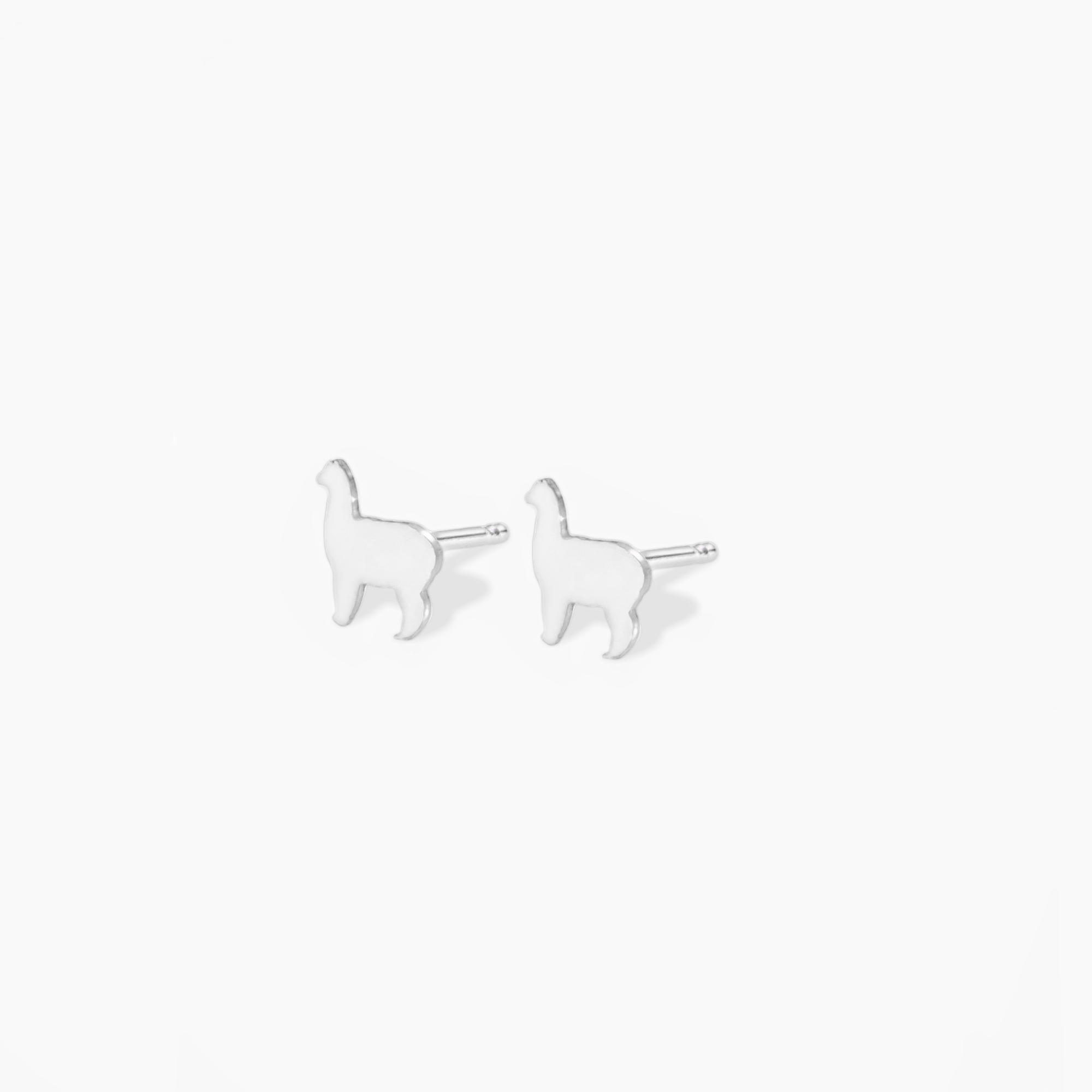 Llama Stud Earrings