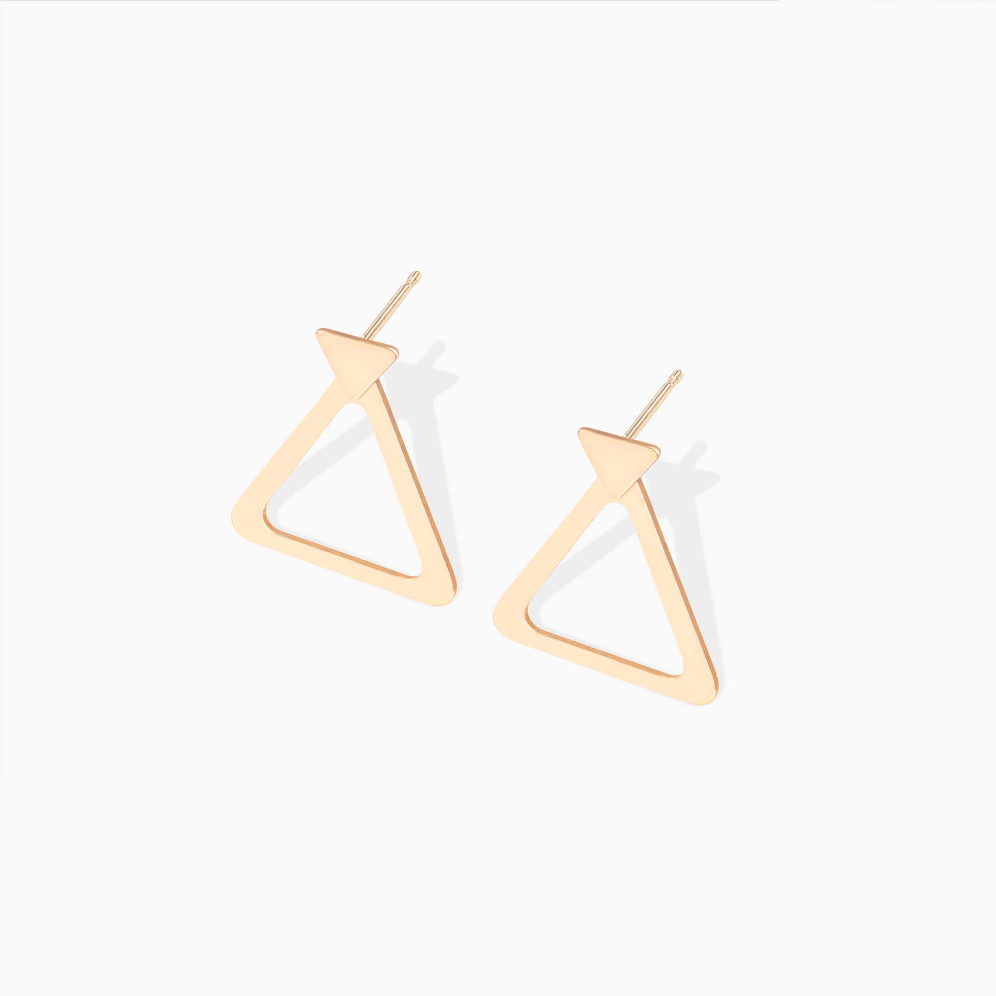 Triangle Jacket Earrings